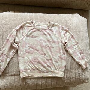 Lou & Grey Pink and Cream Camo Sweatshirt